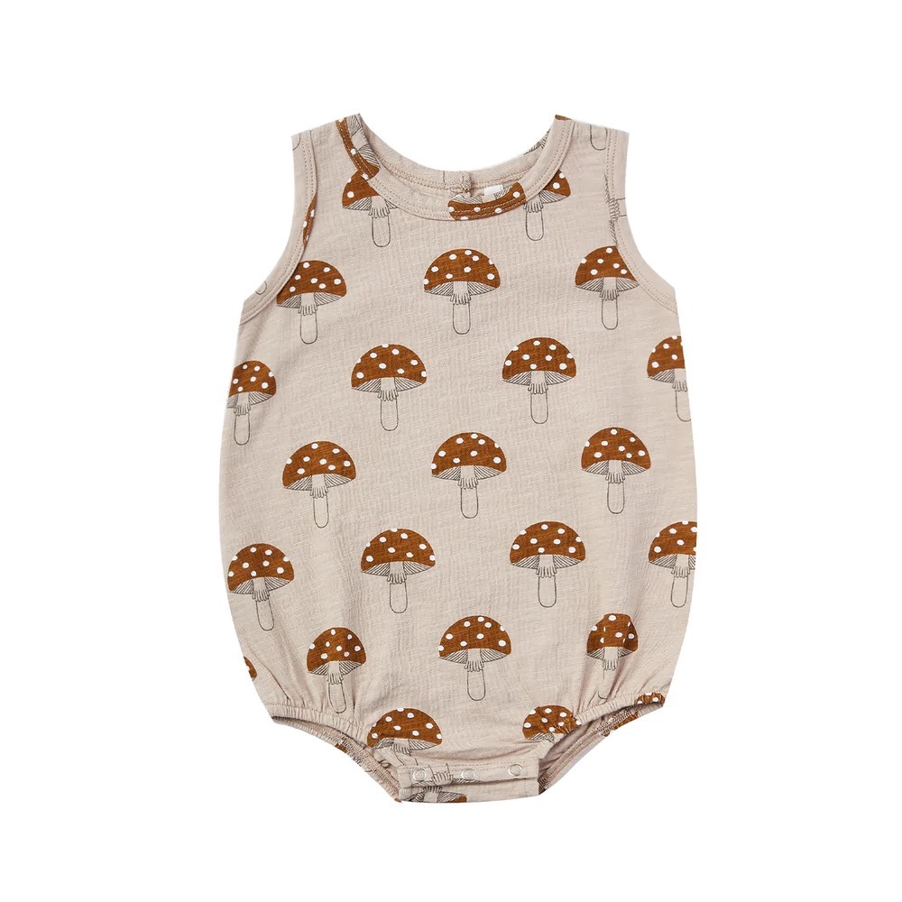 Rylee and cru mushroom bubble onesie 🍄